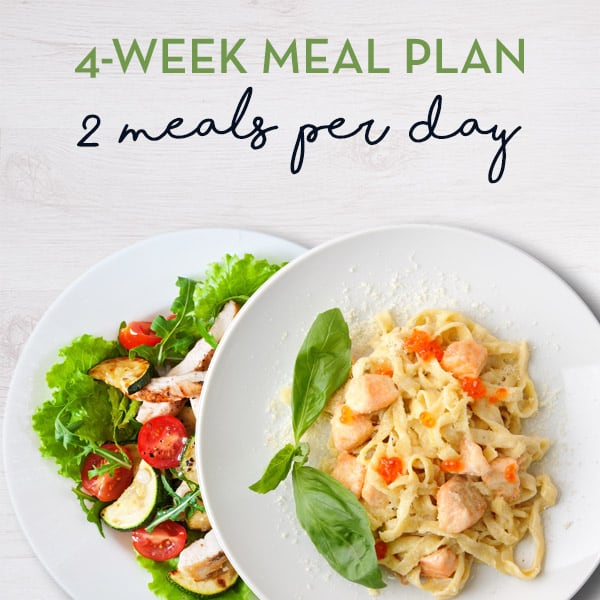 2 Meals 4 Weeks Ly $99 Week